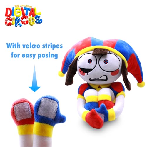 Just Toys LLC The Amazing Digital Circus Pomni Plush – 10-inch Officially Licensed