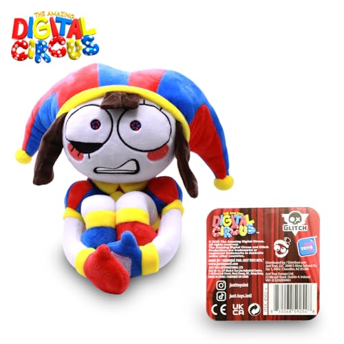 Just Toys LLC The Amazing Digital Circus Pomni Plush – 10-inch Officially Licensed
