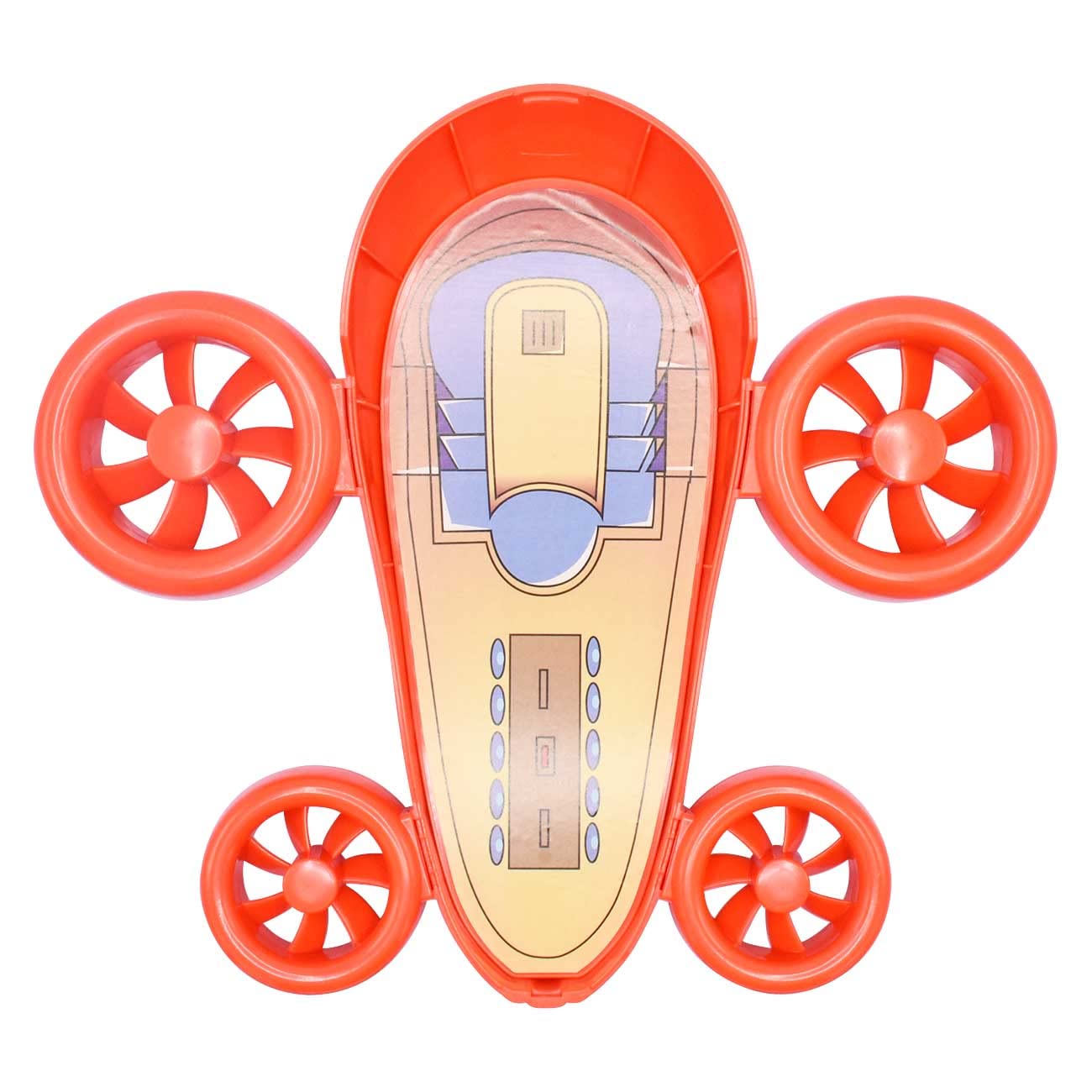 Just Toys LLC Among Us Airship Playset – 10-Inch Licensed Airship with Detachable Top & 2 Exclusive Mini Figures