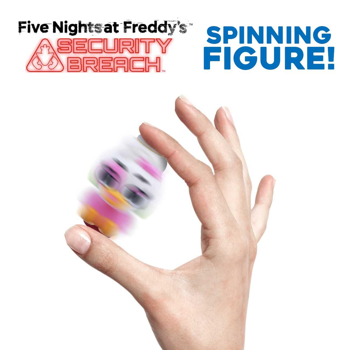 Five Nights at Freddy’s Security Breach Chica Spinner | Official Licensed Fidget Toy | Just Toys LLC