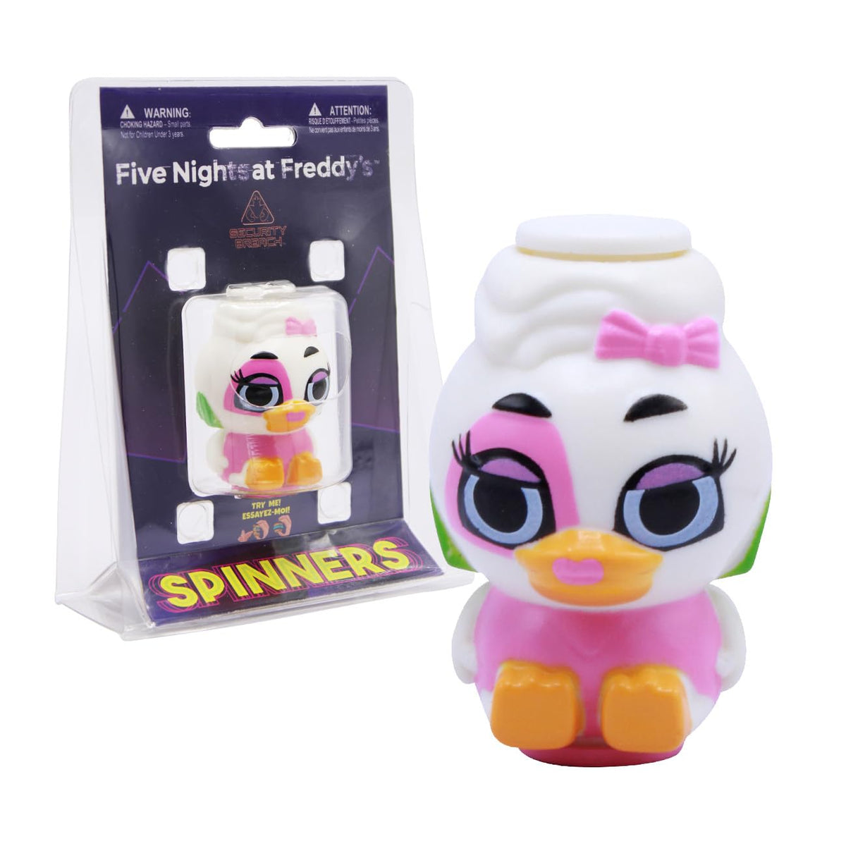 Five Nights at Freddy’s Security Breach Chica Spinner | Official Licensed Fidget Toy | Just Toys LLC