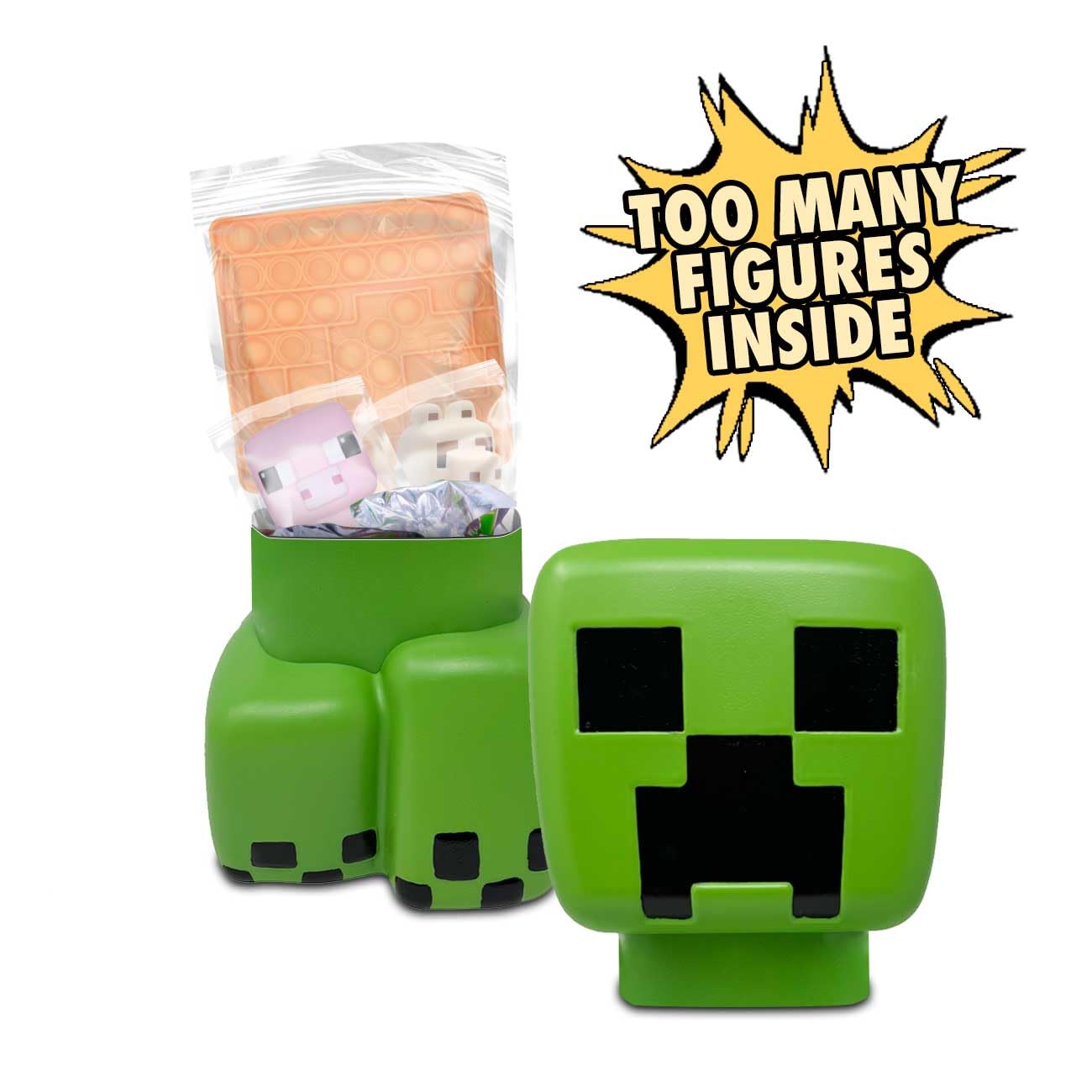 Just Toys LLC Minecraft Ultimate Surprise Bundle (Creeper) – Collectible Figures