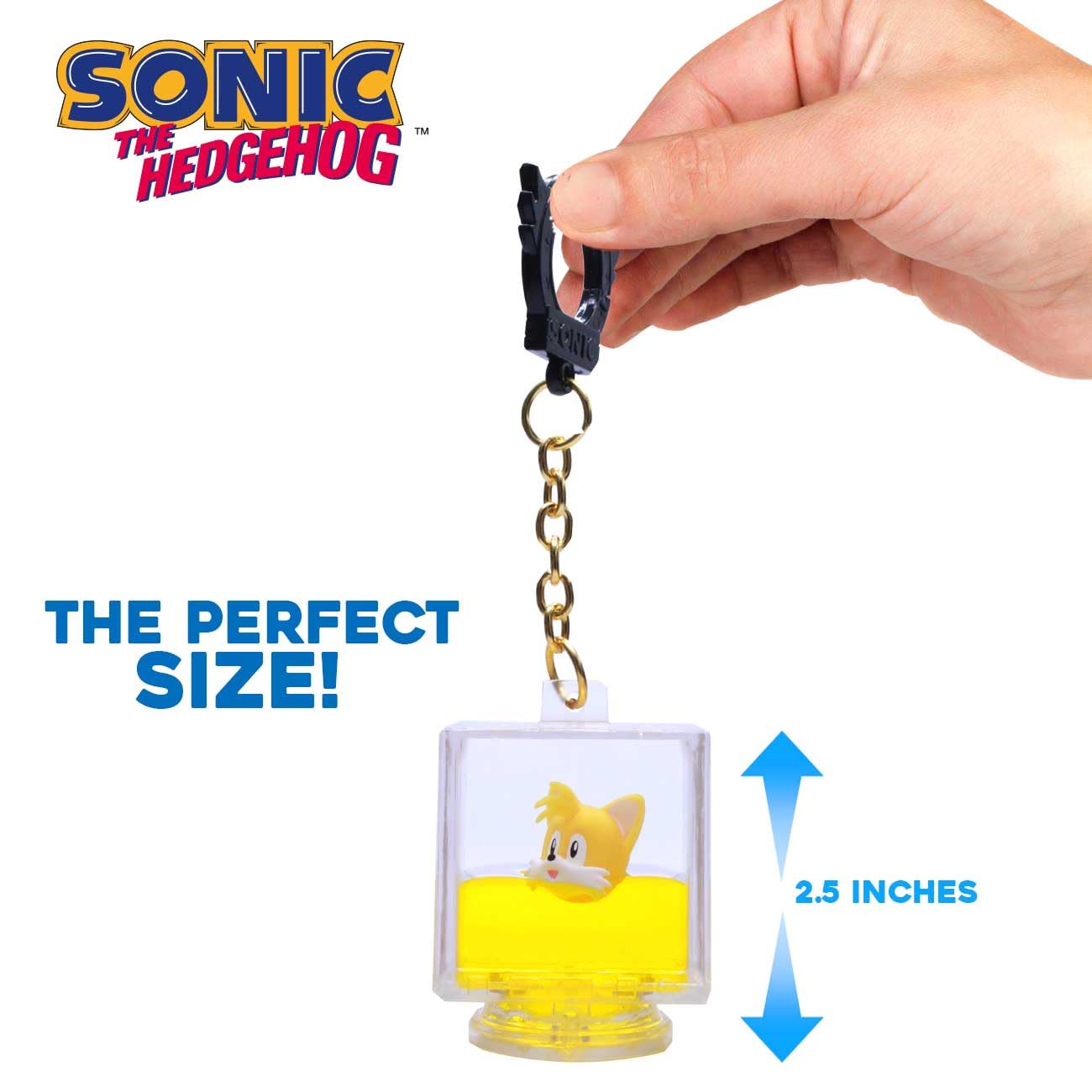 Just Toys LLC Sonic The Hedgehog Backpack Hangers – Charms Series 1