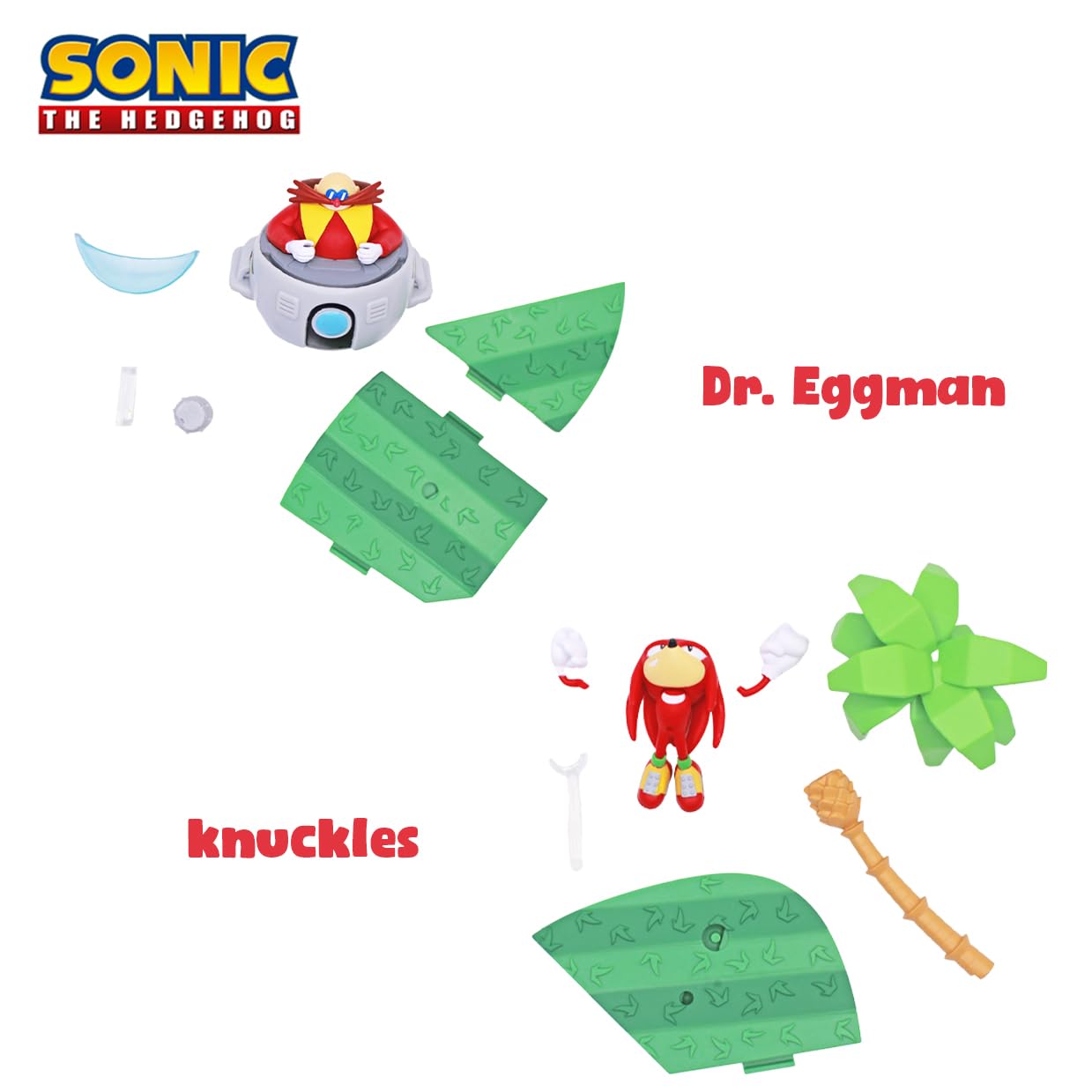 Sonic Craftables Series 4 Collector’s Box | Buildable Figures of Sonic, Tails, Knuckles, Amy Rose & Dr. Eggman | Just Toys LLC