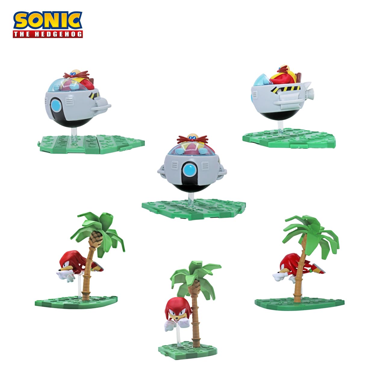 Sonic Craftables Series 4 Collector’s Box | Buildable Figures of Sonic, Tails, Knuckles, Amy Rose & Dr. Eggman | Just Toys LLC