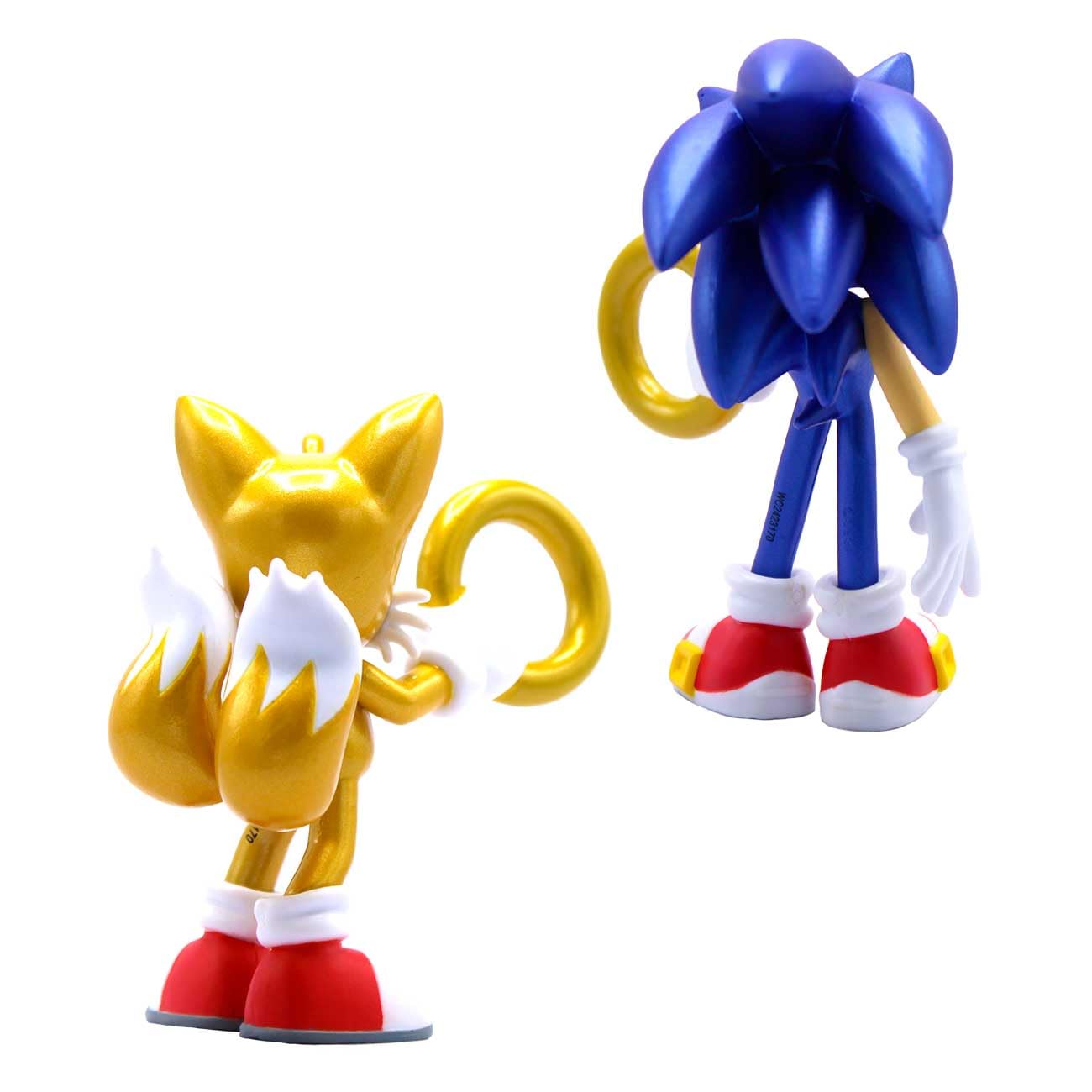 Official Sonic Metallic 4-Inch Action Figures – Buildable Arms & Window Box Display | Just Toys LLC