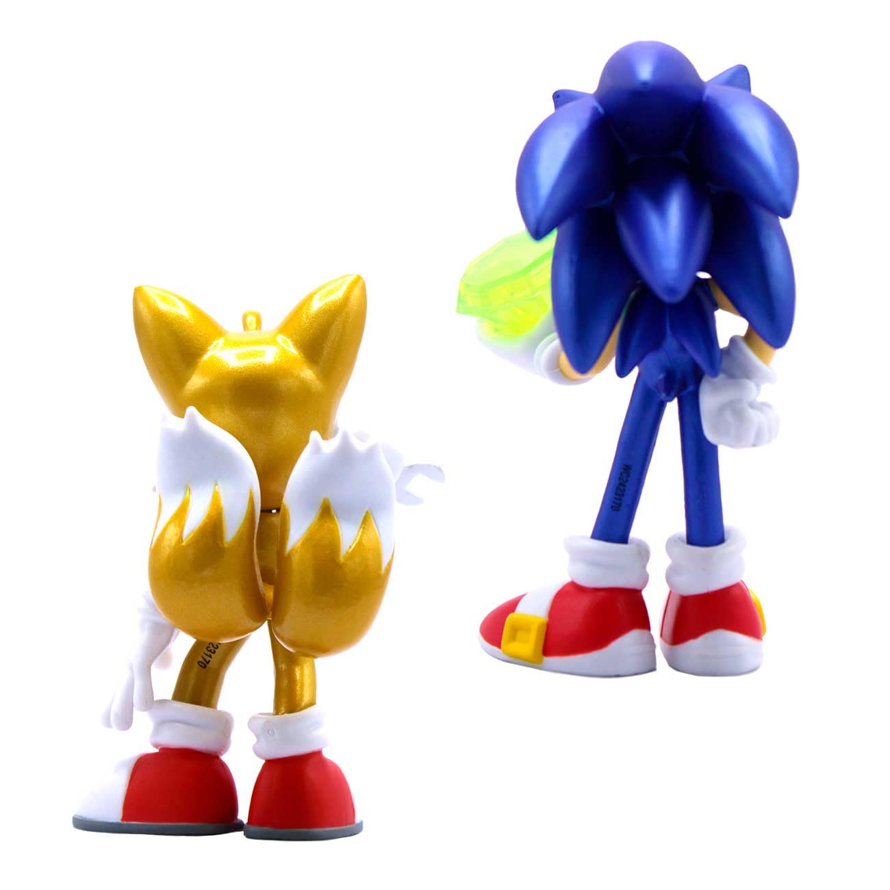 Official Sonic Metallic 4-Inch Action Figures – Buildable Arms & Window Box Display | Just Toys LLC