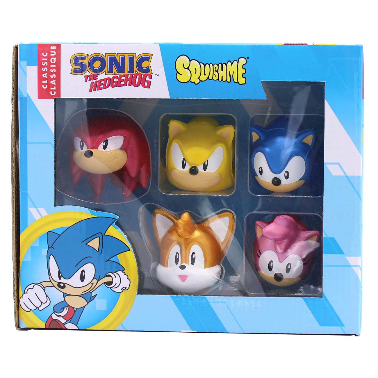 Sonic The Hedgehog SquishMe Series 1 Collector Box | Just Toys LLC