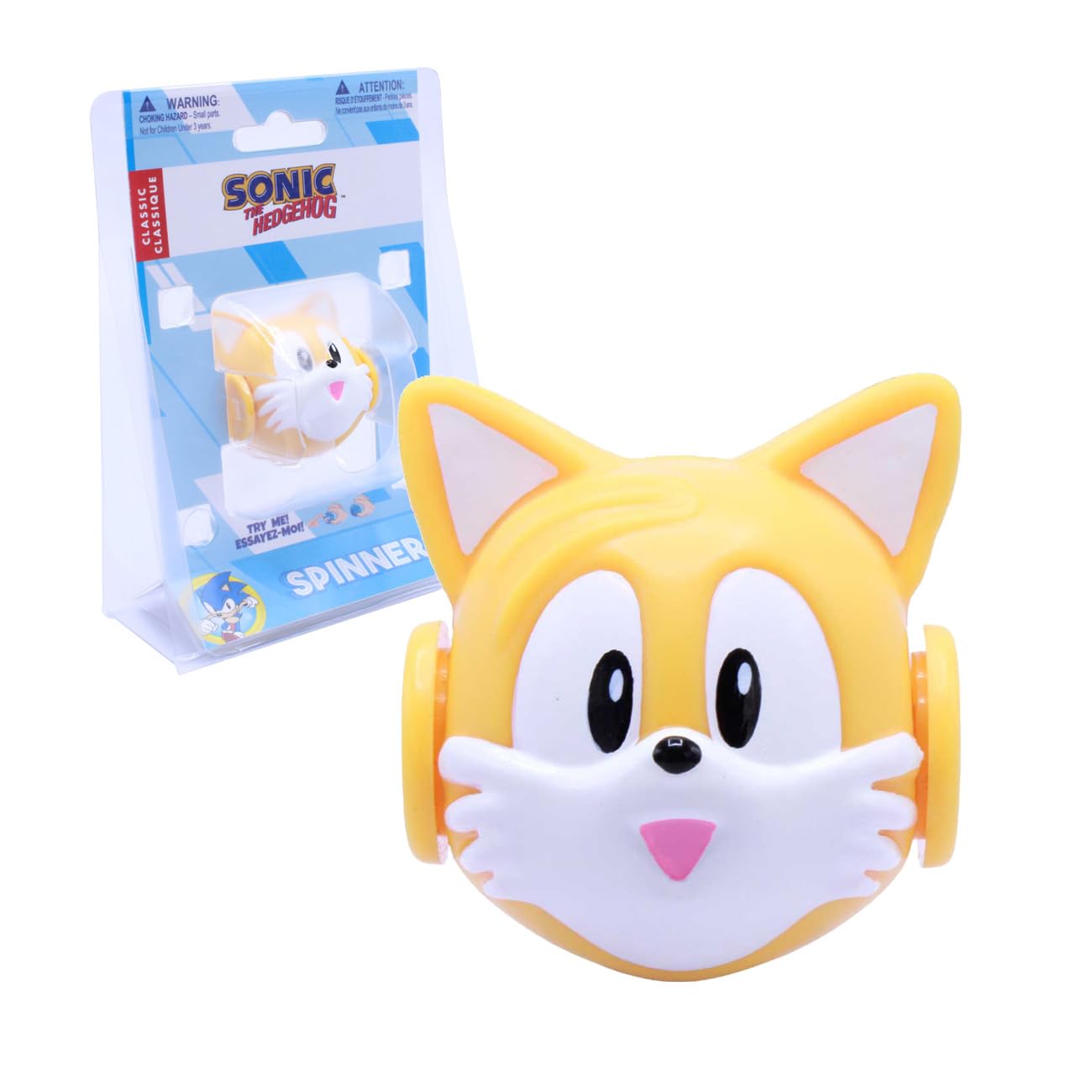 Sonic The Hedgehog Fidget Spinner – Tails by Just Toys LLC | Official Collectible & Focus Spinner