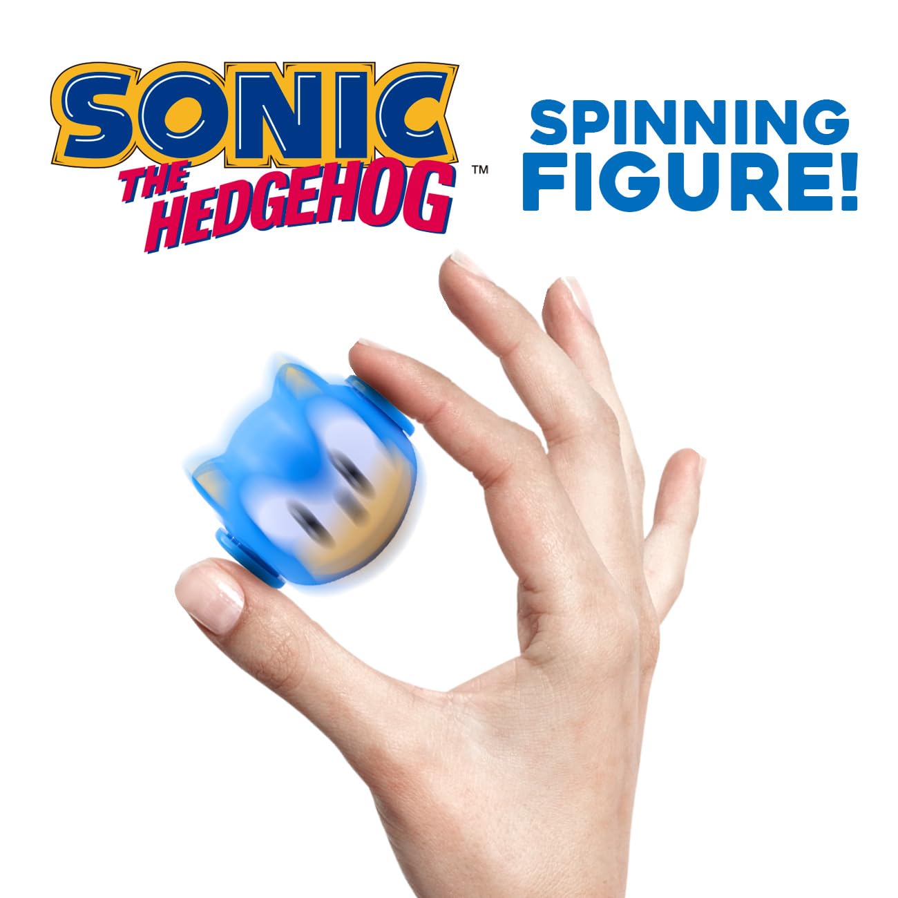 Sonic The Hedgehog Fidget Spinner – Tails by Just Toys LLC | Official Collectible & Focus Spinner