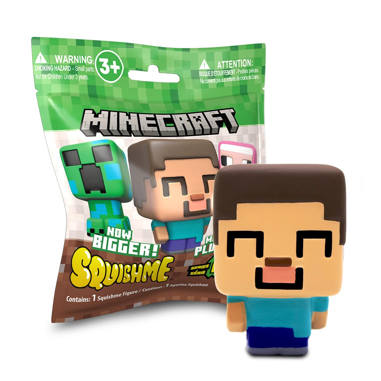 Minecraft SquishMe Series 6 – 3.5-Inch Collectible Squishy Figures | Just Toys LLC