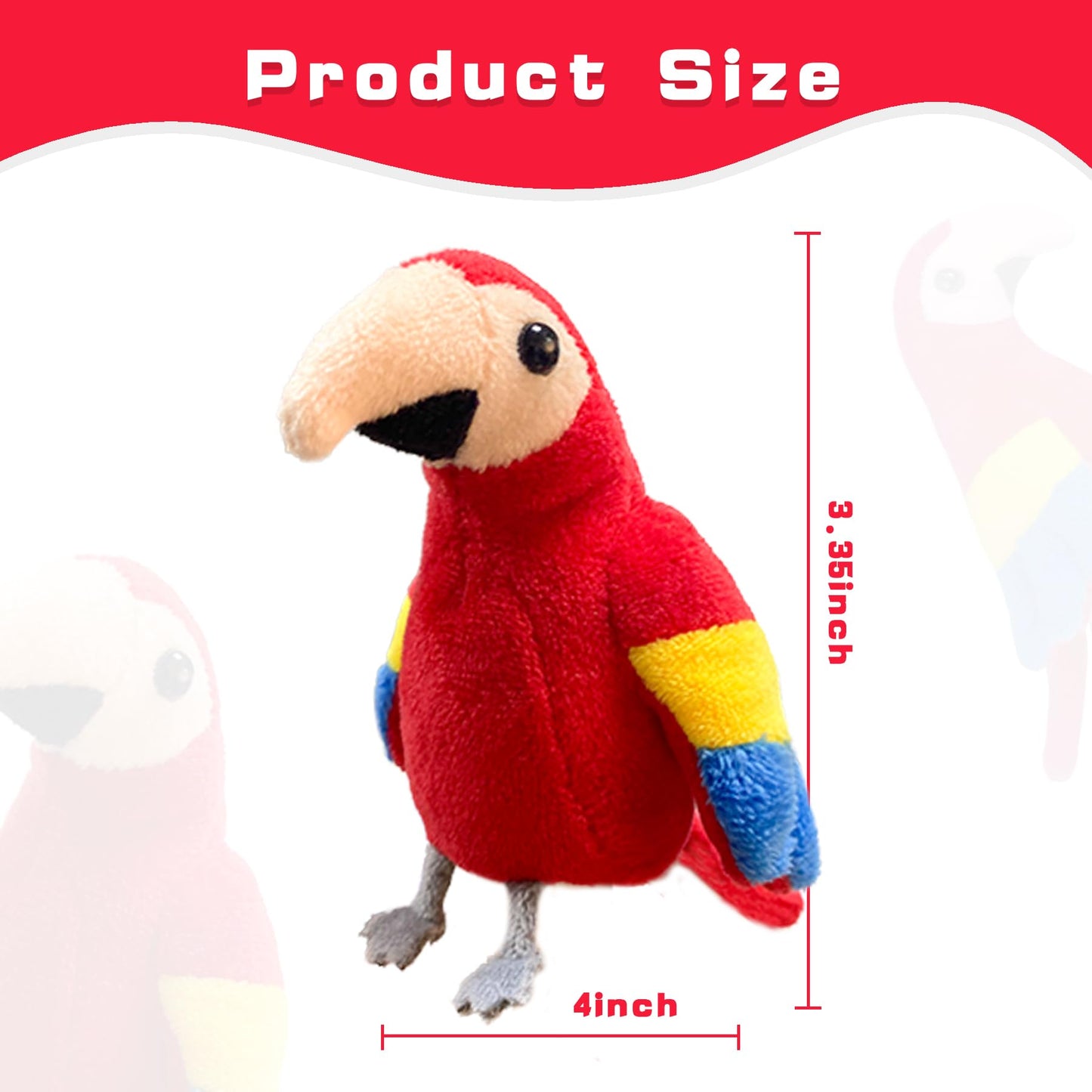JUSTQUNSEEN 6pcs Bird Finger Puppets Set – Cute Animal Puppets for Storytelling & Role-Play