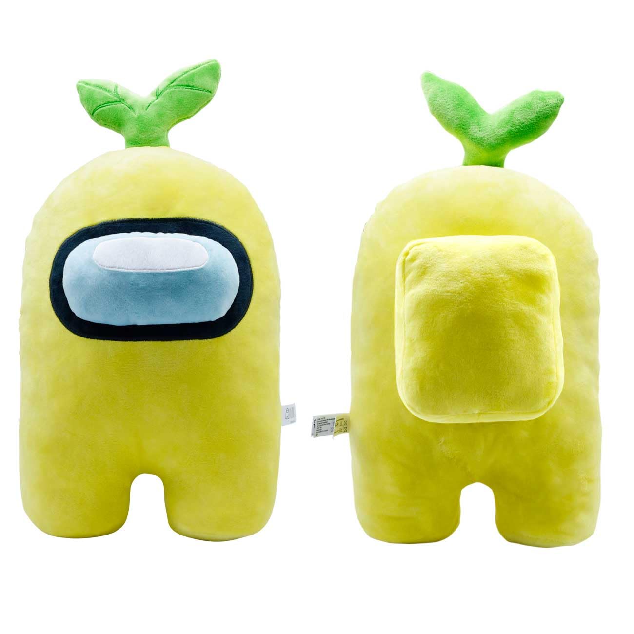 Among Us Mega 12-inch Plush Yellow Sprout – Officially Licensed by Just Toys LLC