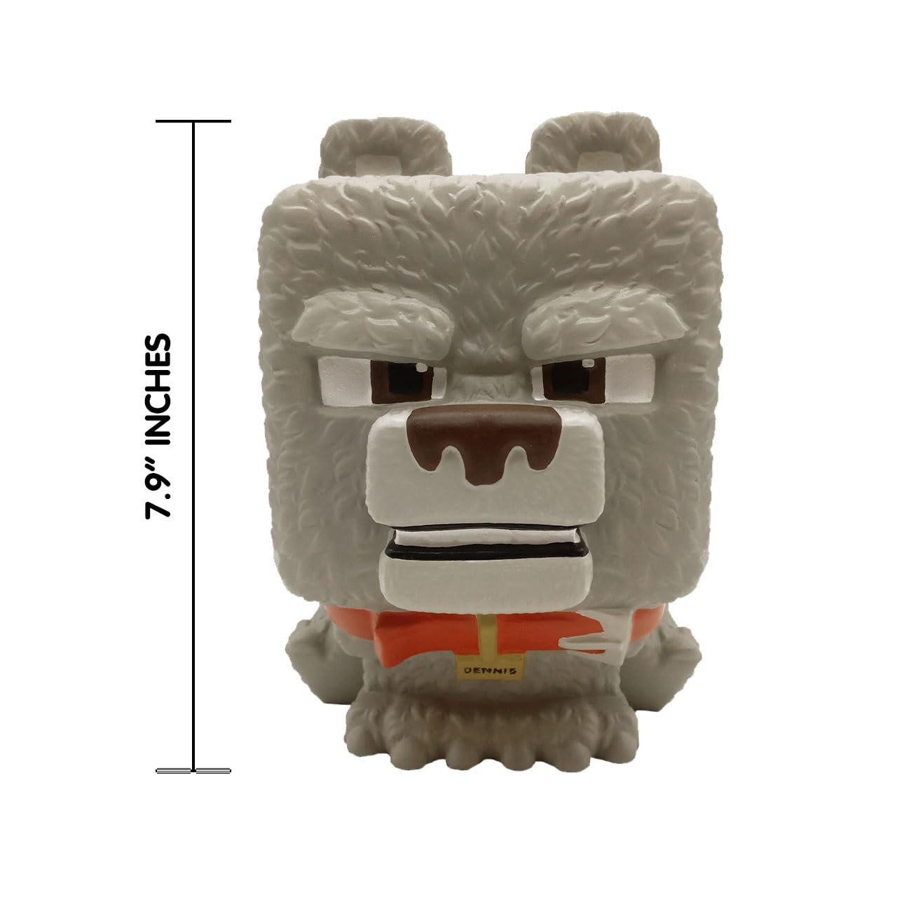 Minecraft Mighty Mega Squishme Dennis The Wolf 12-Inch Slow-Rise Squishy Toy | Just Toys LLC Official Merchandise