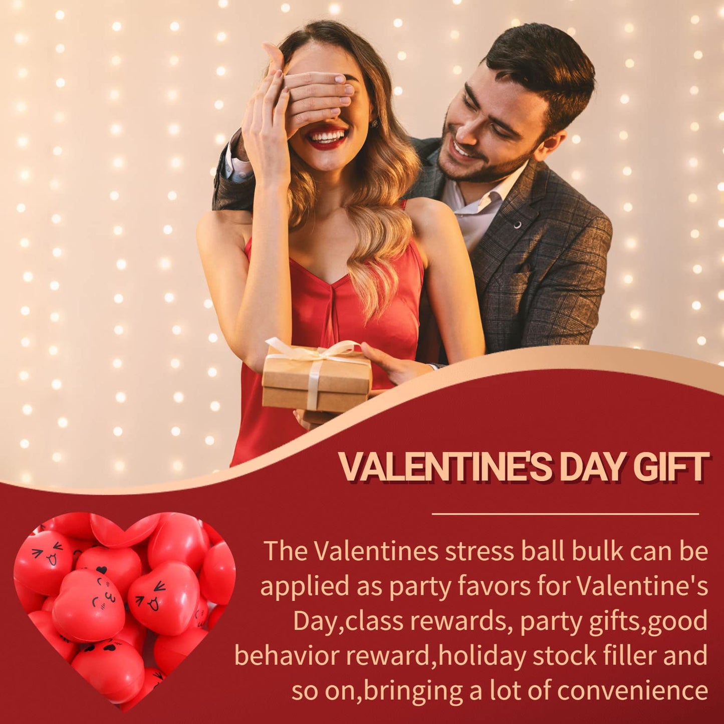 Juuxncgv 30 Pcs Heart Stress Balls – Mini 1.6in Heart-Shaped Smiley Stress Toys