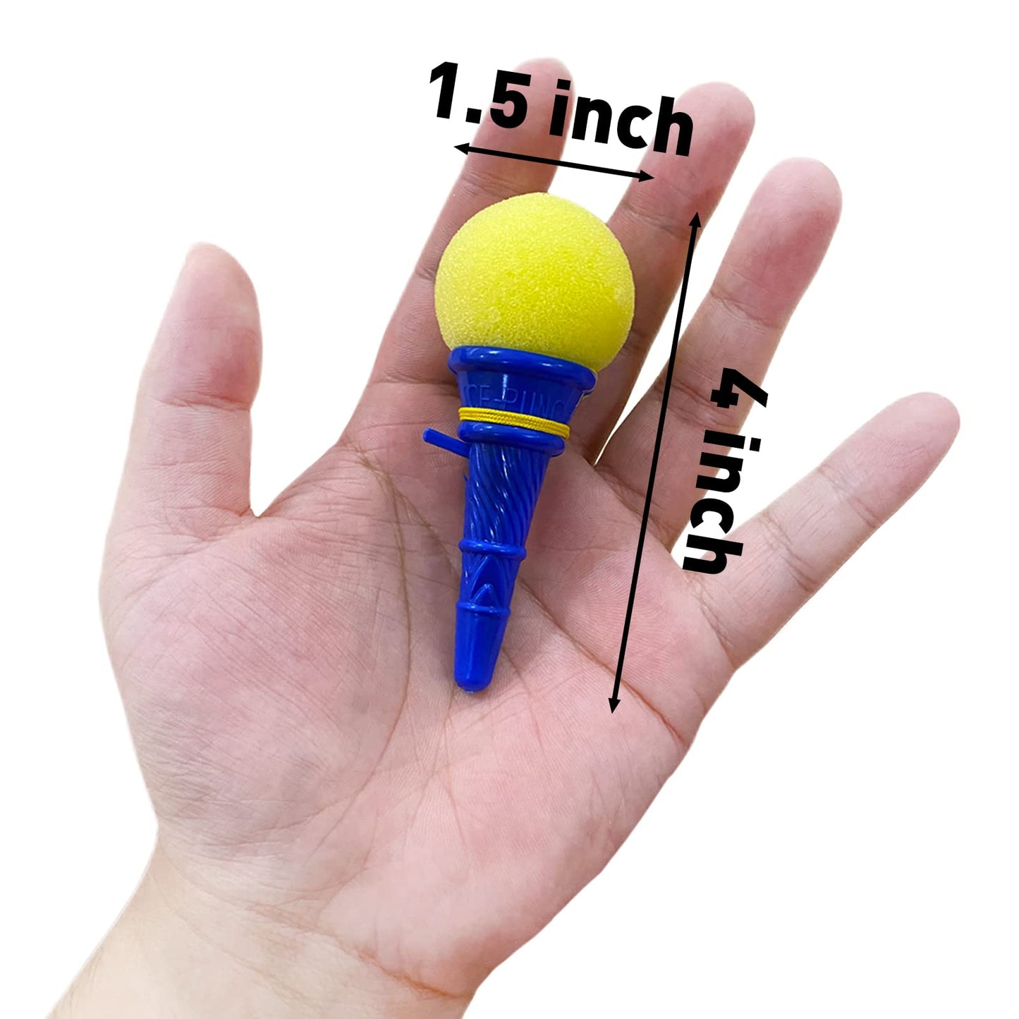 Juuxncgv 30PCS Ice Cream Shooters Toy - 4-Inch Foam Ball Launcher Set for Kids | Party Favors & Carnival Prizes
