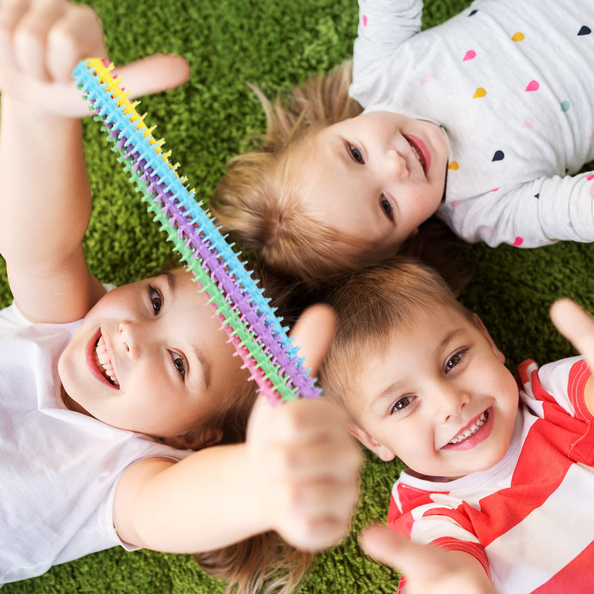 Juuxncgv 20 PCS Stretchy Fidget Toy – Colorful Stress Relief Strings for Kids & Adults