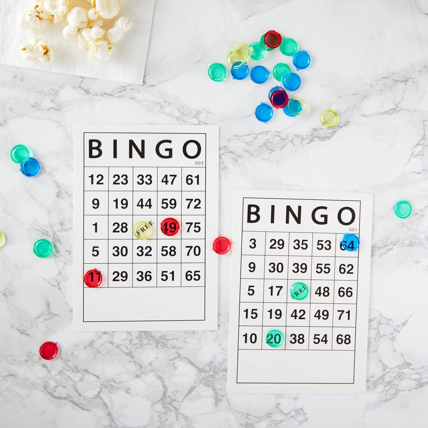 Juvale Bingo Paper Game Sheets – 180 Reusable Cards, 4x6 in, Bulk Adult Party Game Set