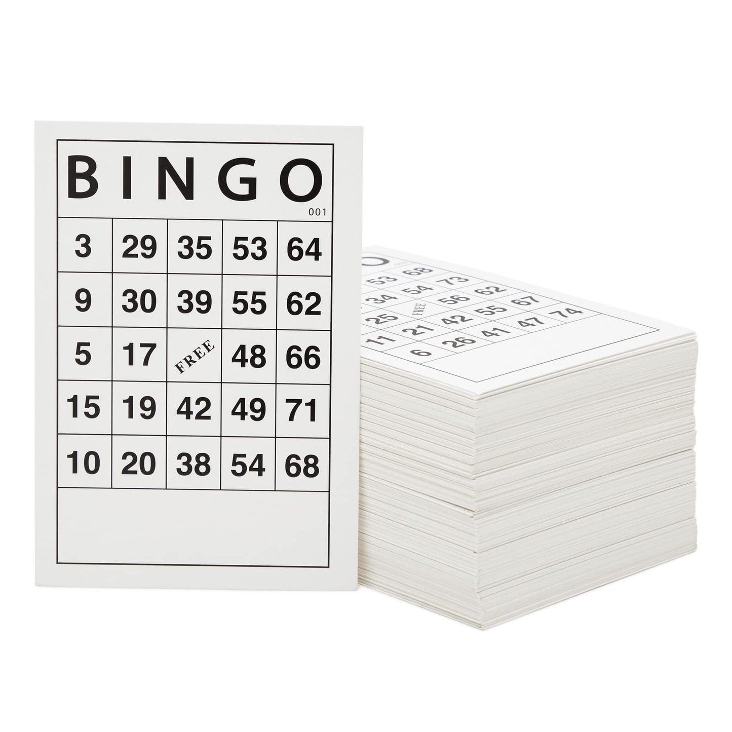 Juvale Bingo Paper Game Sheets – 180 Reusable Cards, 4x6 in, Bulk Adult Party Game Set
