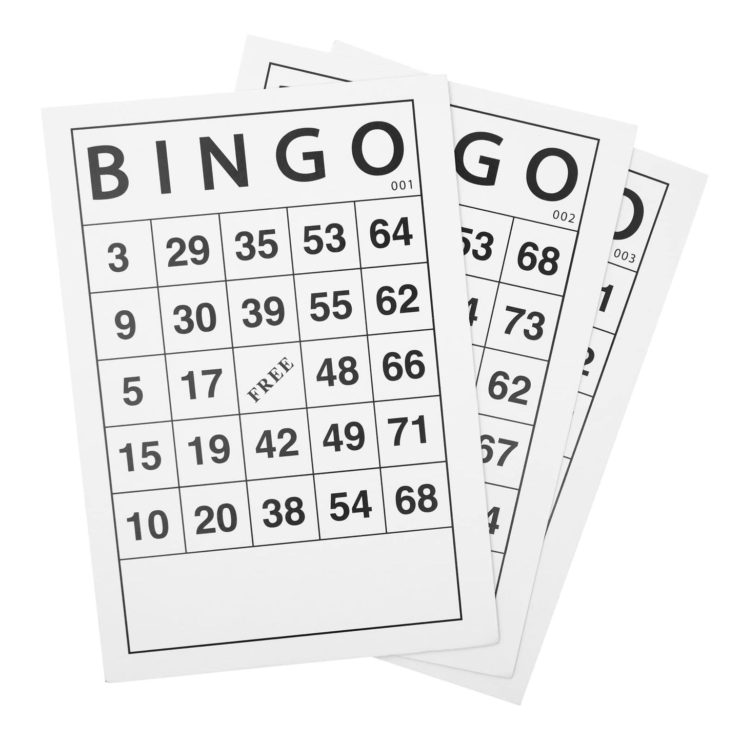 Juvale Bingo Paper Game Sheets – 180 Reusable Cards, 4x6 in, Bulk Adult Party Game Set