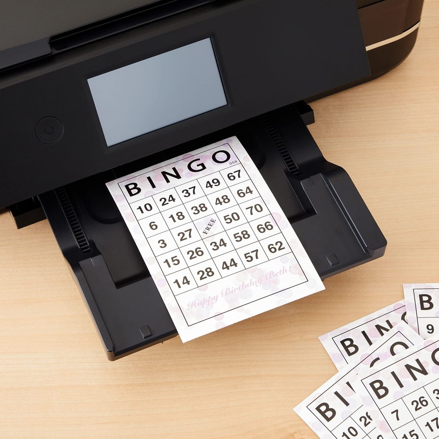 Juvale Bingo Paper Game Sheets – 180 Reusable Cards, 4x6 in, Bulk Adult Party Game Set
