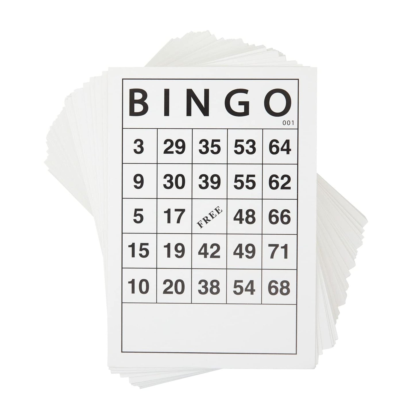 Juvale Bingo Paper Game Sheets – 180 Reusable Cards, 4x6 in, Bulk Adult Party Game Set