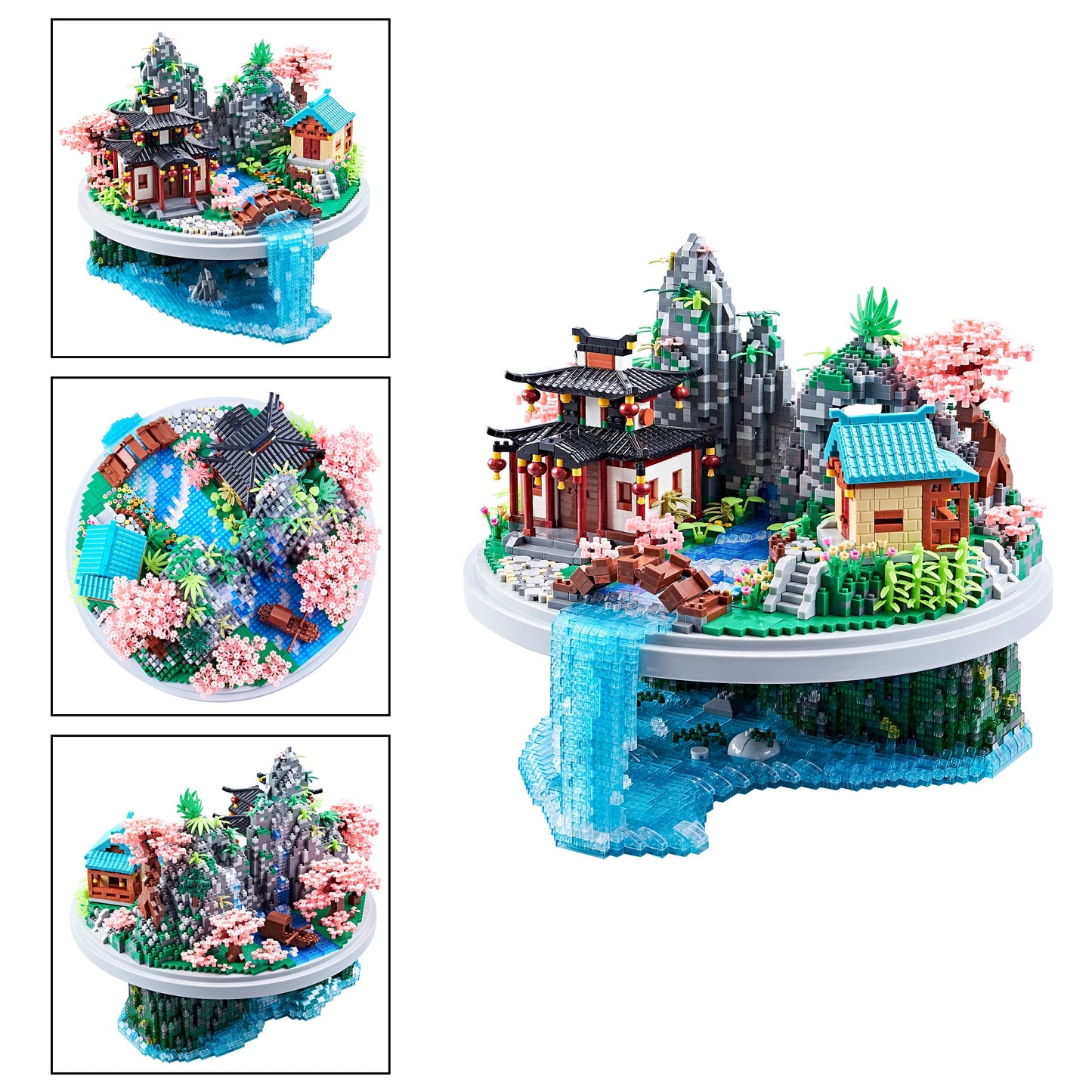 JXRLMB 7626 Micro Building Blocks Set – Cherry Blossom Tree Model for Adults (14+)
