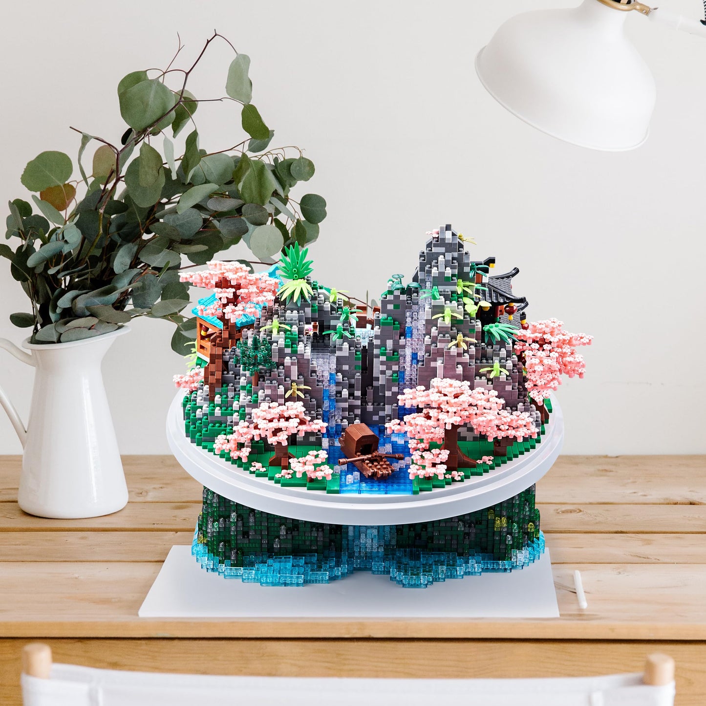 JXRLMB 7626 Micro Building Blocks Set – Cherry Blossom Tree Model for Adults (14+)