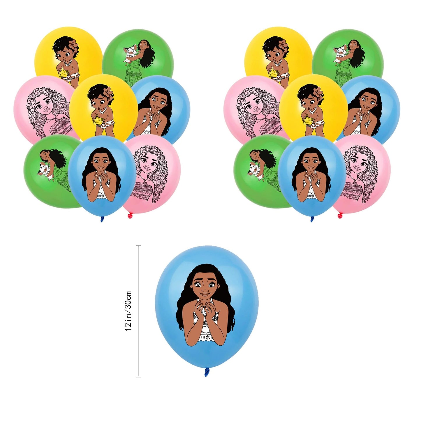 JYHFY Moana Birthday Party Supplies – Banner, Backdrop, Balloons & More