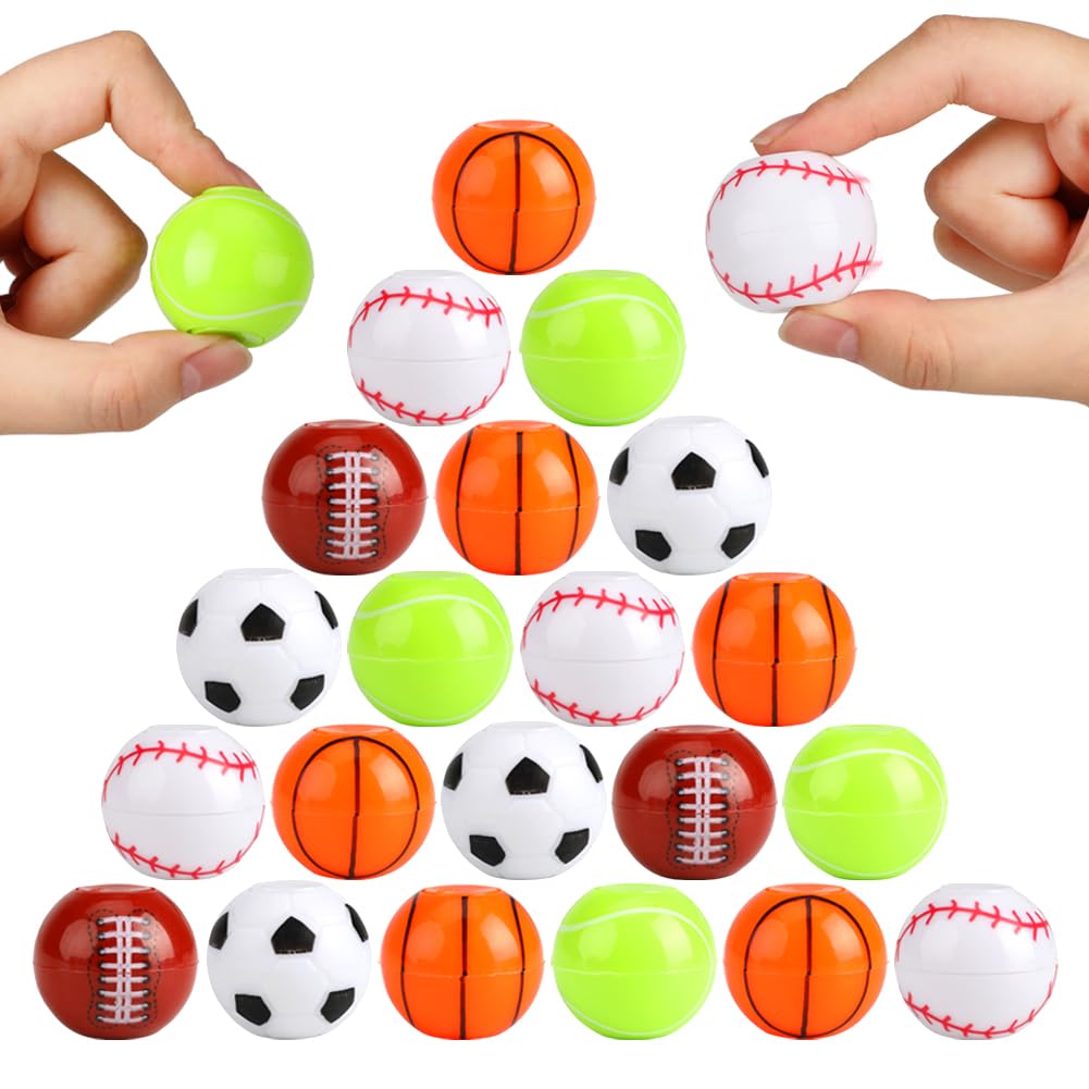 JYXT 42 Pack Sport Fidget Spinners – Party Favors, Prizes & Gifts
