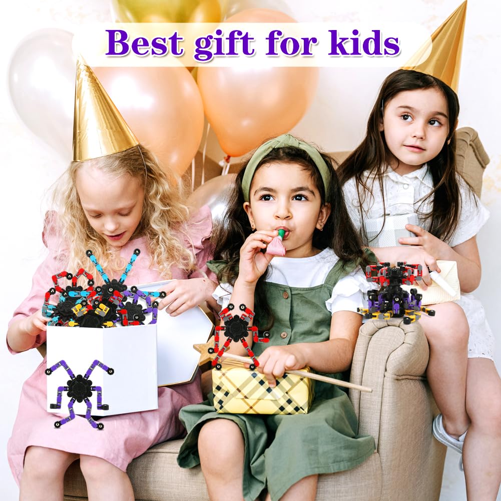 JYXT 8-Pack Transformable Fidget Spinners – Kids’ Toys, Party Favors & Classroom Prizes