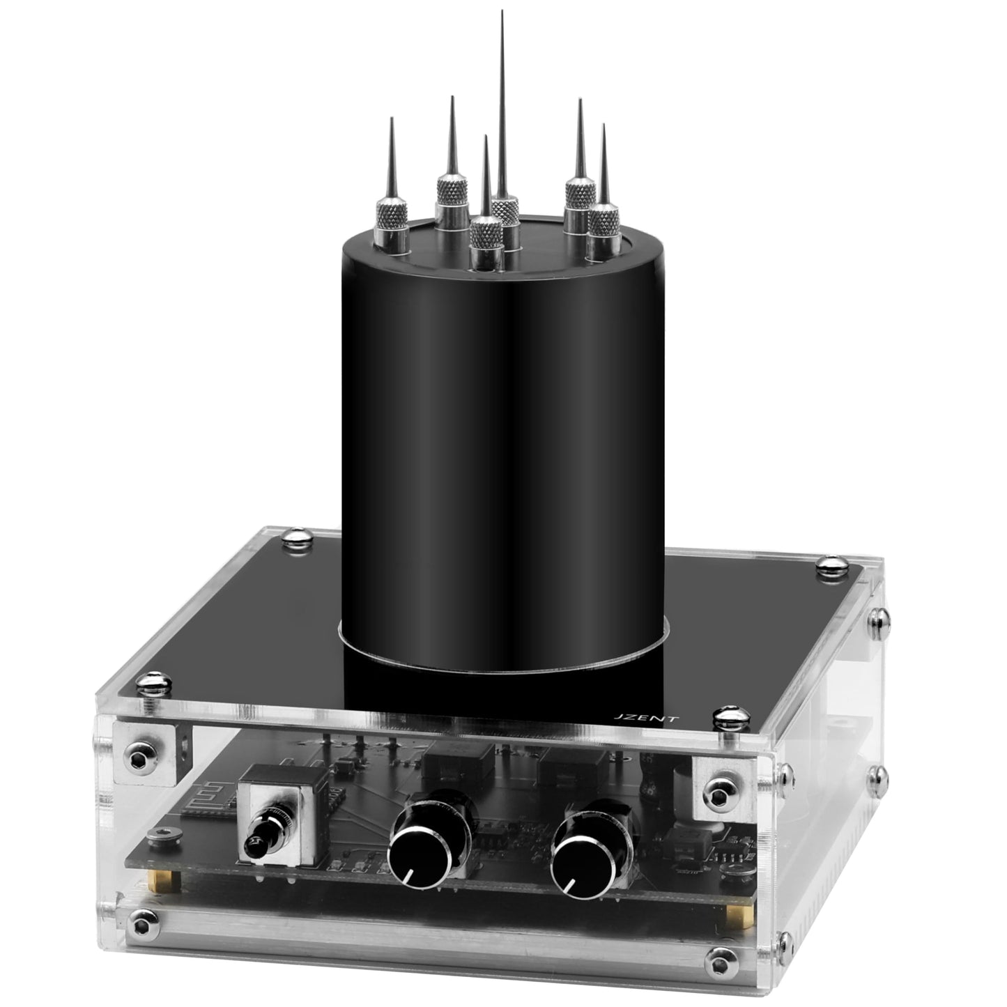 JZENT JE-19 Bluetooth Tesla Coil SSTC Desktop Toy | Arc Generator & Music Speaker