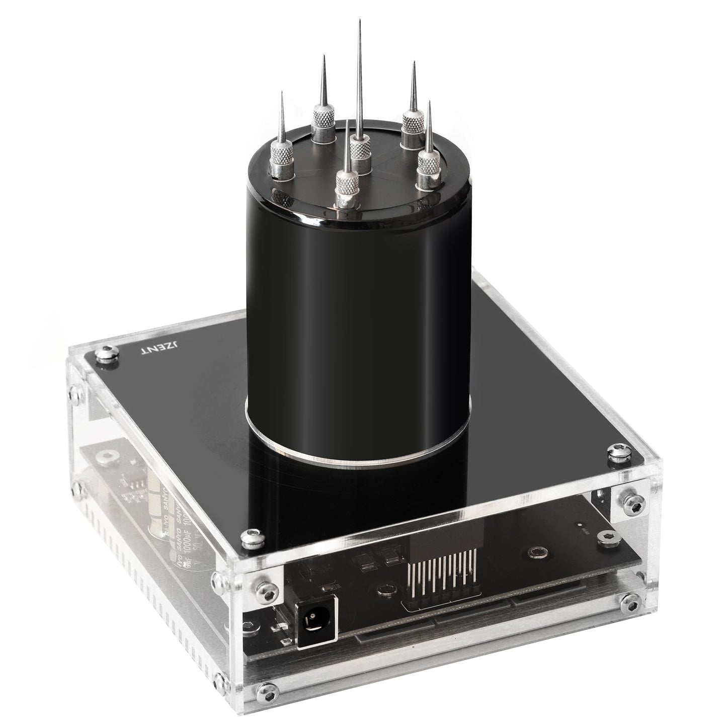 JZENT JE-19 Bluetooth Tesla Coil SSTC Desktop Toy | Arc Generator & Music Speaker