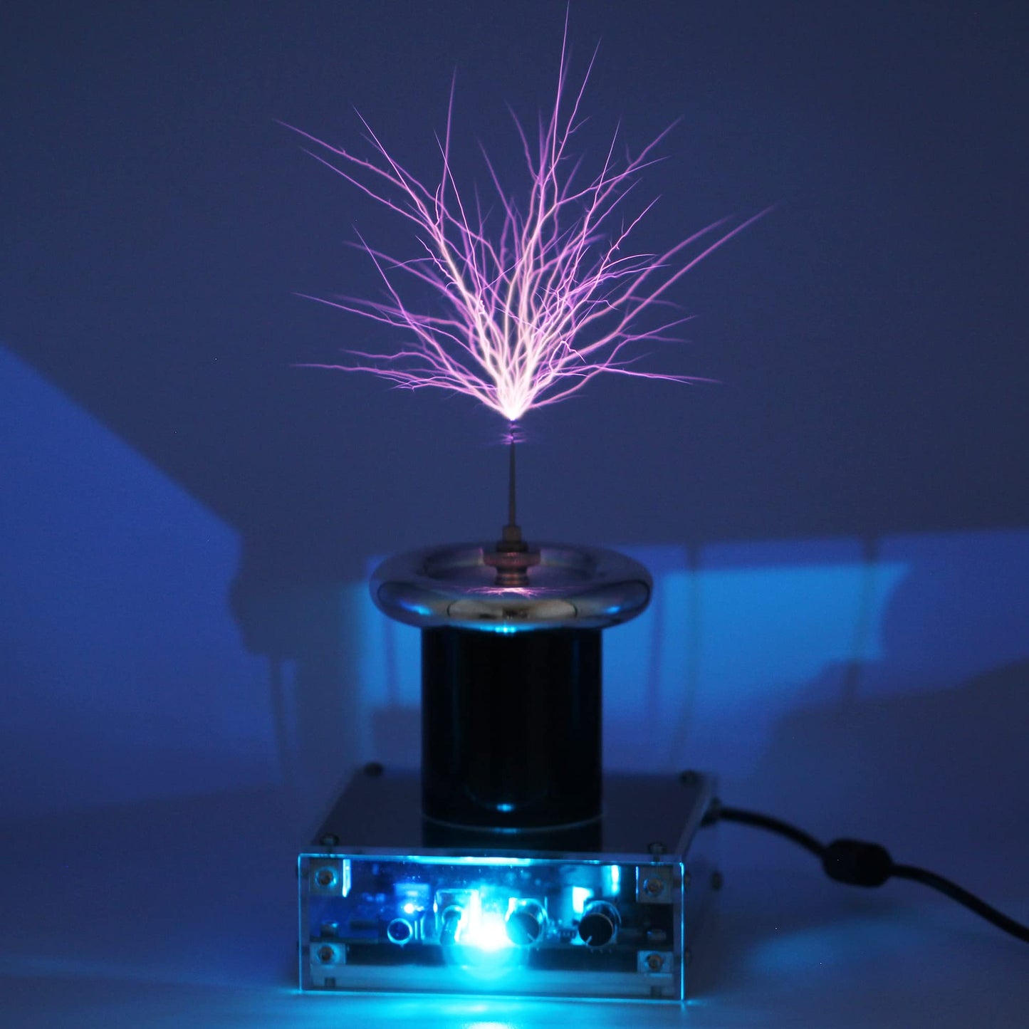 JZENT Bluetooth Music Tesla Coil SSTC JE-28 – Desktop Arc Speaker & Teaching Toy