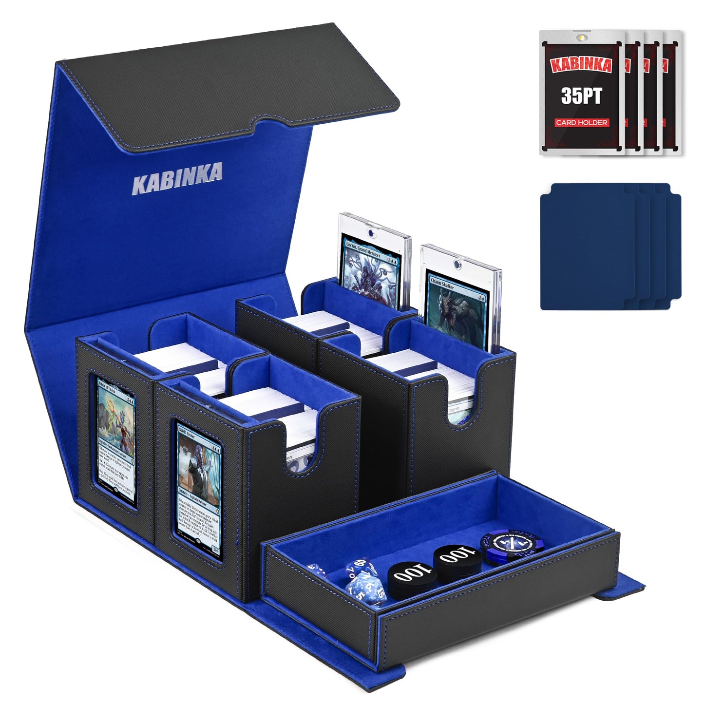 Kabinka 5-in-1 Commander Deck Box with Display | 400+ Card Capacity
