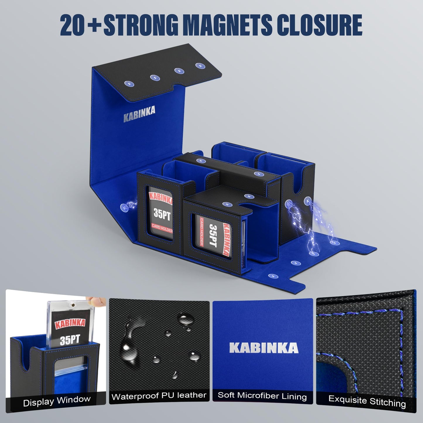 Kabinka 5-in-1 Commander Deck Box with Display | 400+ Card Capacity