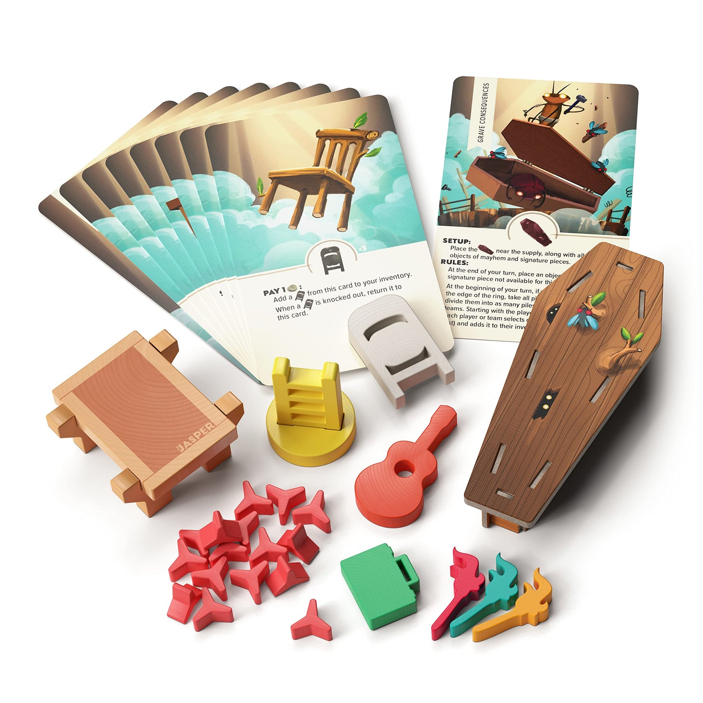 Kabuto Sumo Total Mayhem Expansion – 2–4 Players, 20 Min Play Time | BOARD GAME TABLES.COM