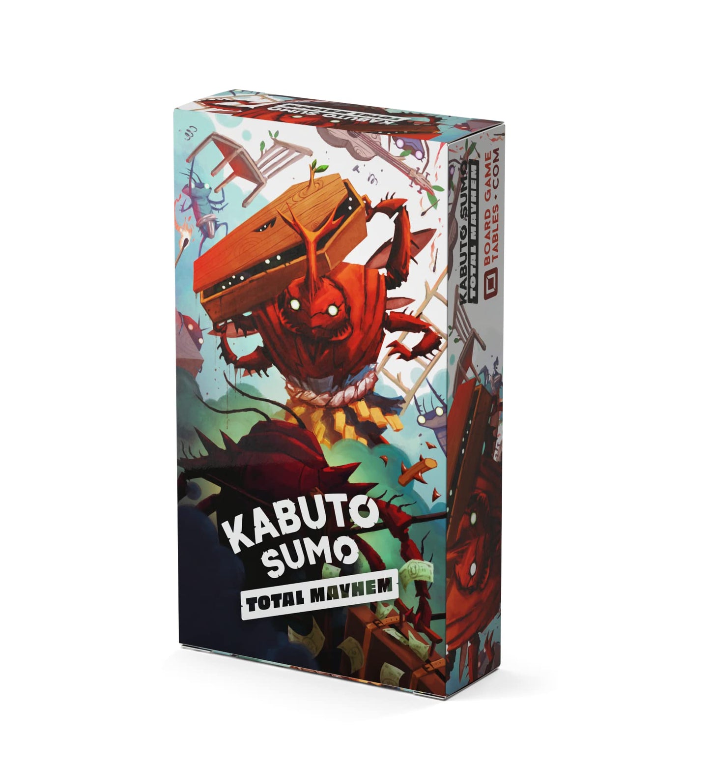 Kabuto Sumo Total Mayhem Expansion – 2–4 Players, 20 Min Play Time | BOARD GAME TABLES.COM