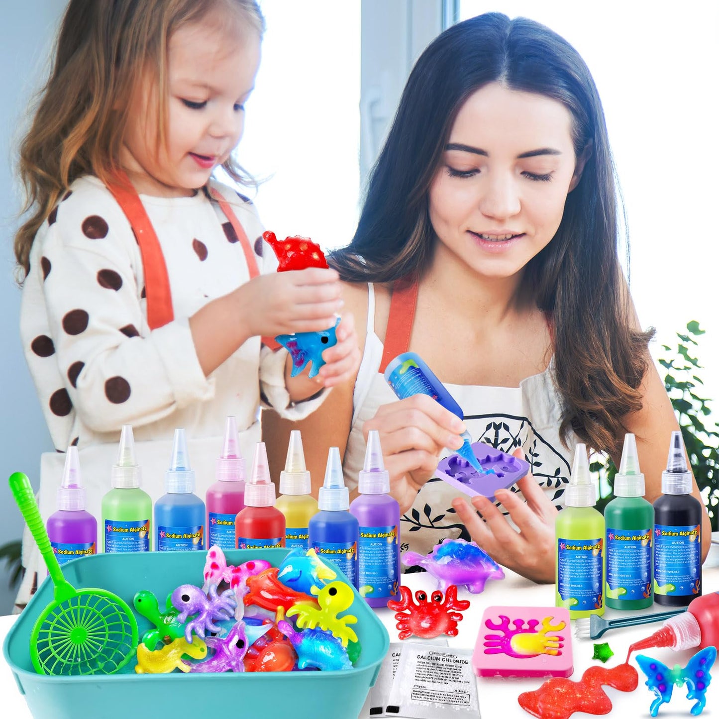 Kacwsoay Magic Water Elf Toy Kit for Kids – 12 Colors, DIY Squishies Makers, Gifts