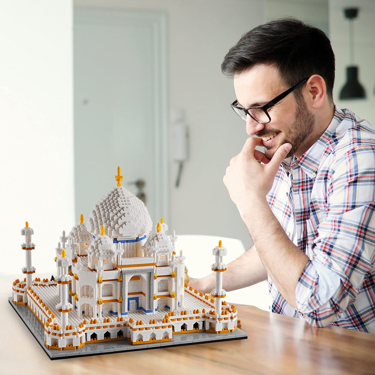 Kadablk Taj Mahal Architecture Kit – 3950-Piece Micro Block Model for Teens & Adults