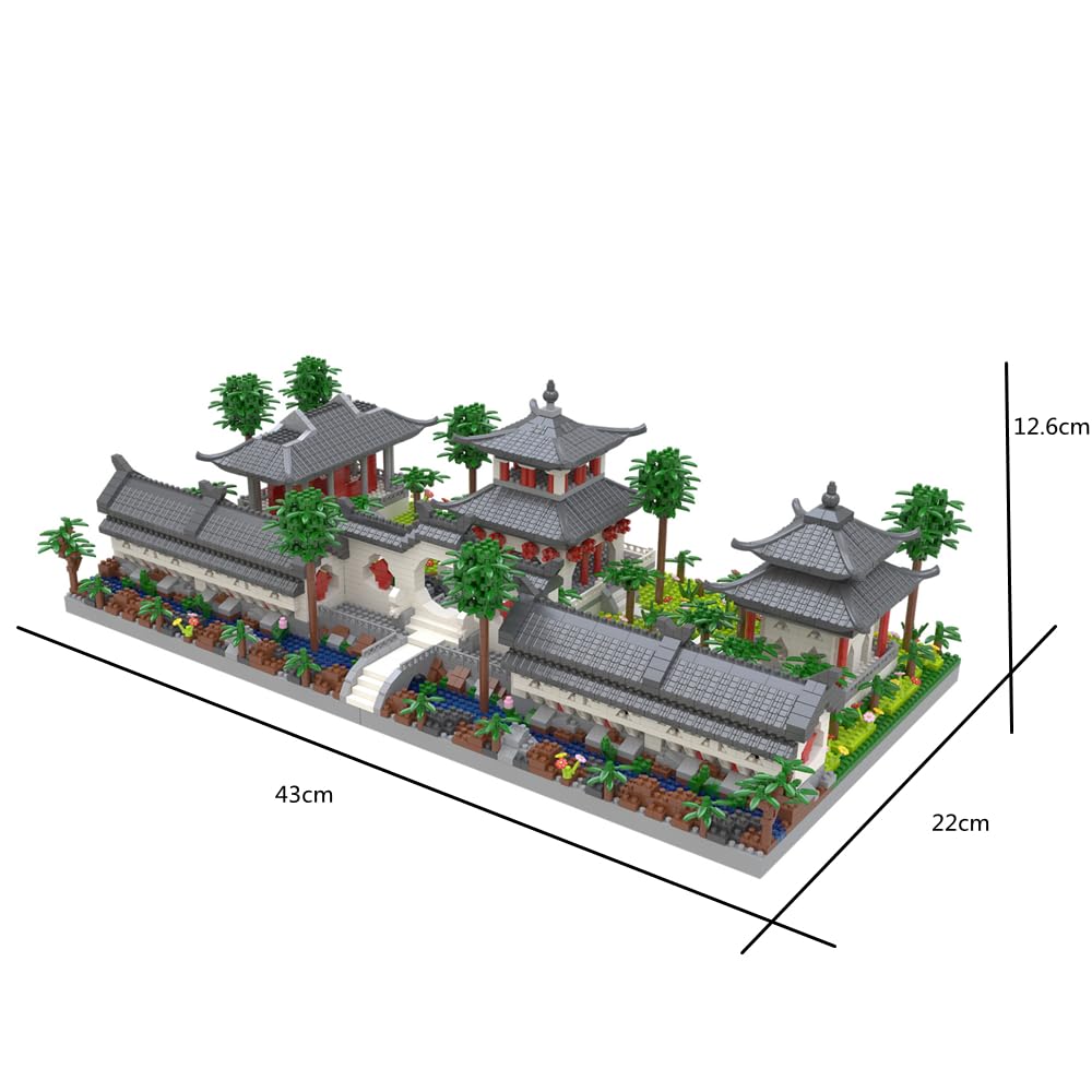 Kadablk Architecture Suzhou Garden Micro Block Set – Front Courtyard, 4222 PCS