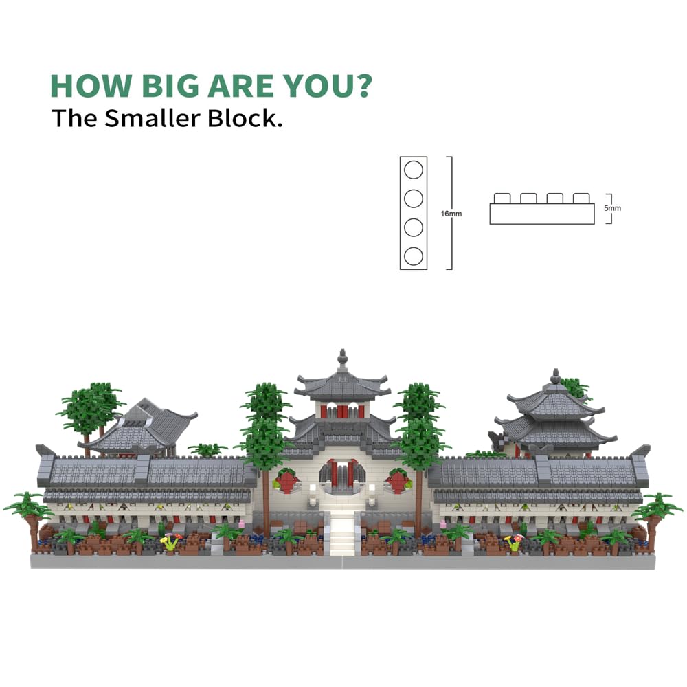 Kadablk Architecture Suzhou Garden Micro Block Set – Front Courtyard, 4222 PCS