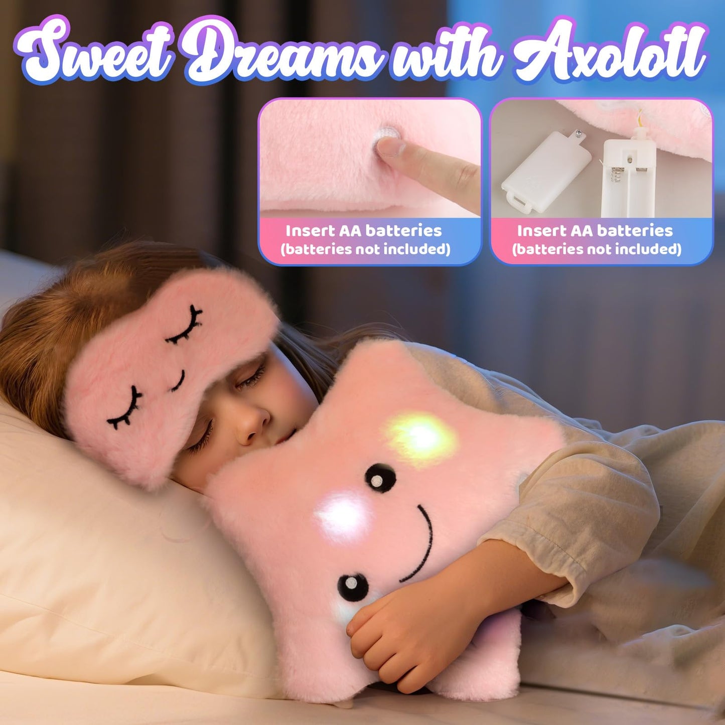 Kaelinda Axolotl Gifts for Girls – Gift Box for Ages 3-8 (Birthday & Holiday)
