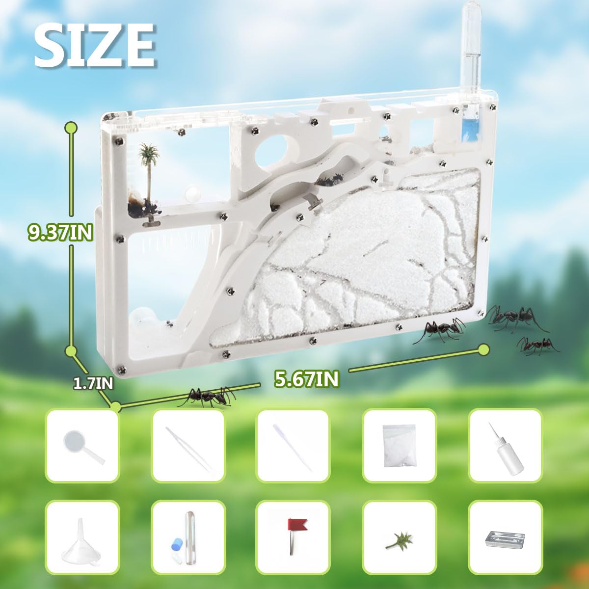 Kahopy Ant Farm Castle - Educational Ant Habitat Kit for Kids