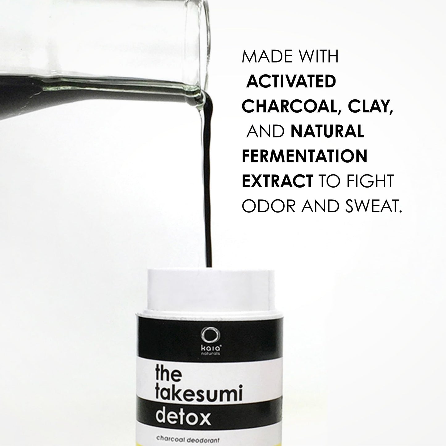 Kaia Naturals Takesumi Detox Sakura Blossom Charcoal Deodorant