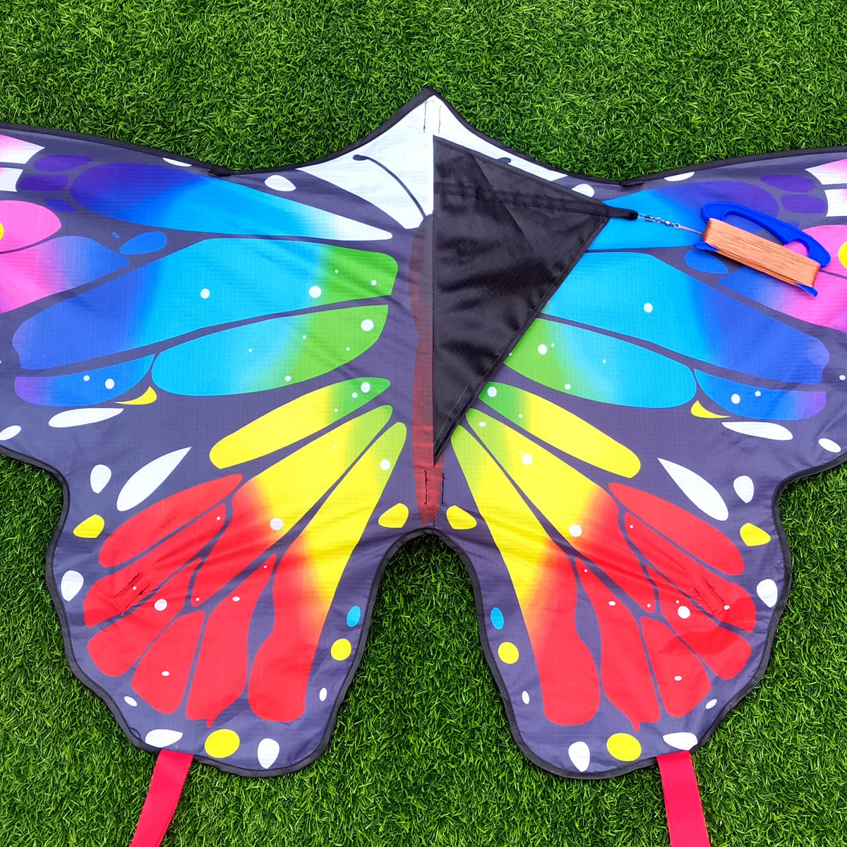 Kaiciuss Butterfly Kite — 55x28 Inch, Easy to Fly for Kids & Adults with 300 ft Line