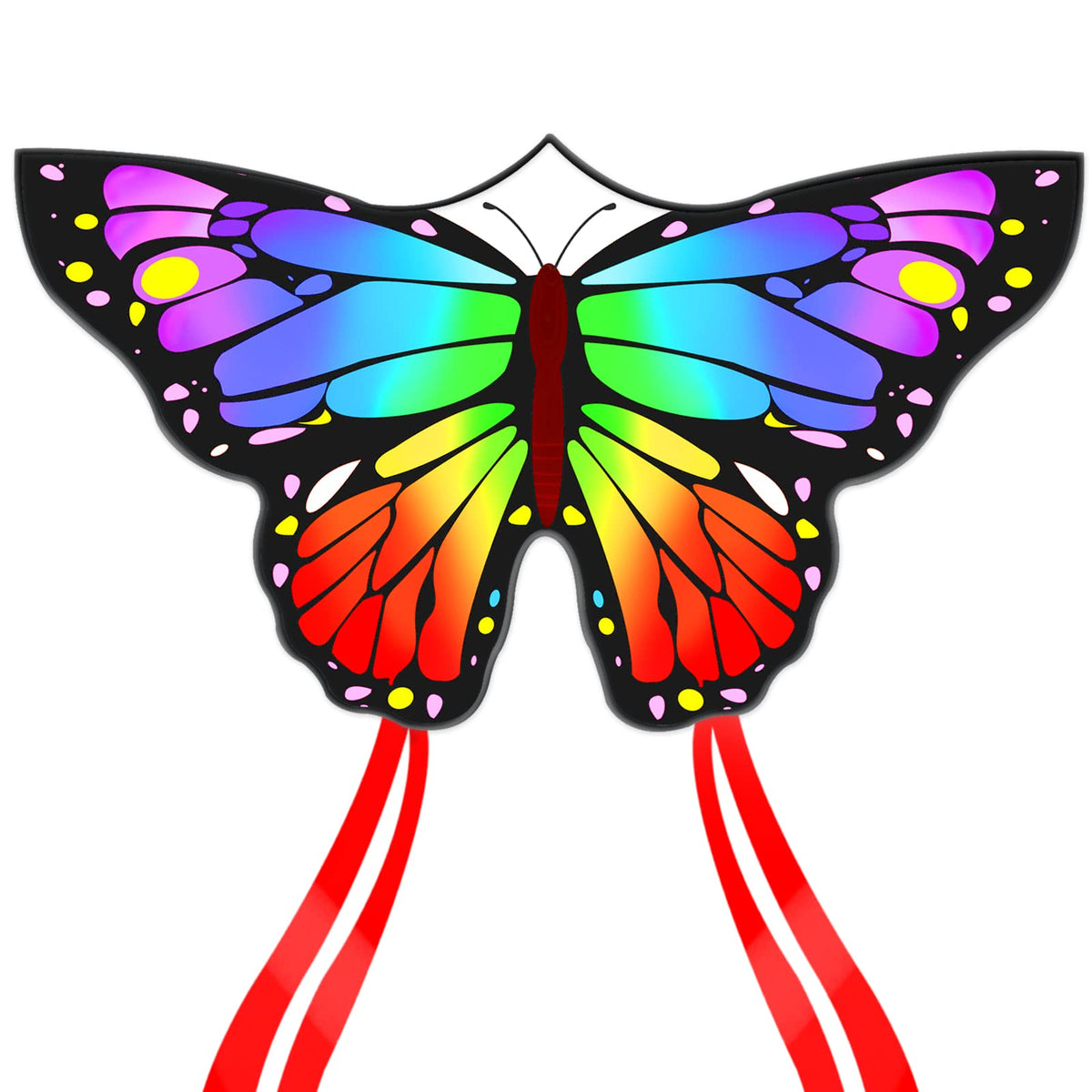 Kaiciuss Butterfly Kite — 55x28 Inch, Easy to Fly for Kids & Adults with 300 ft Line