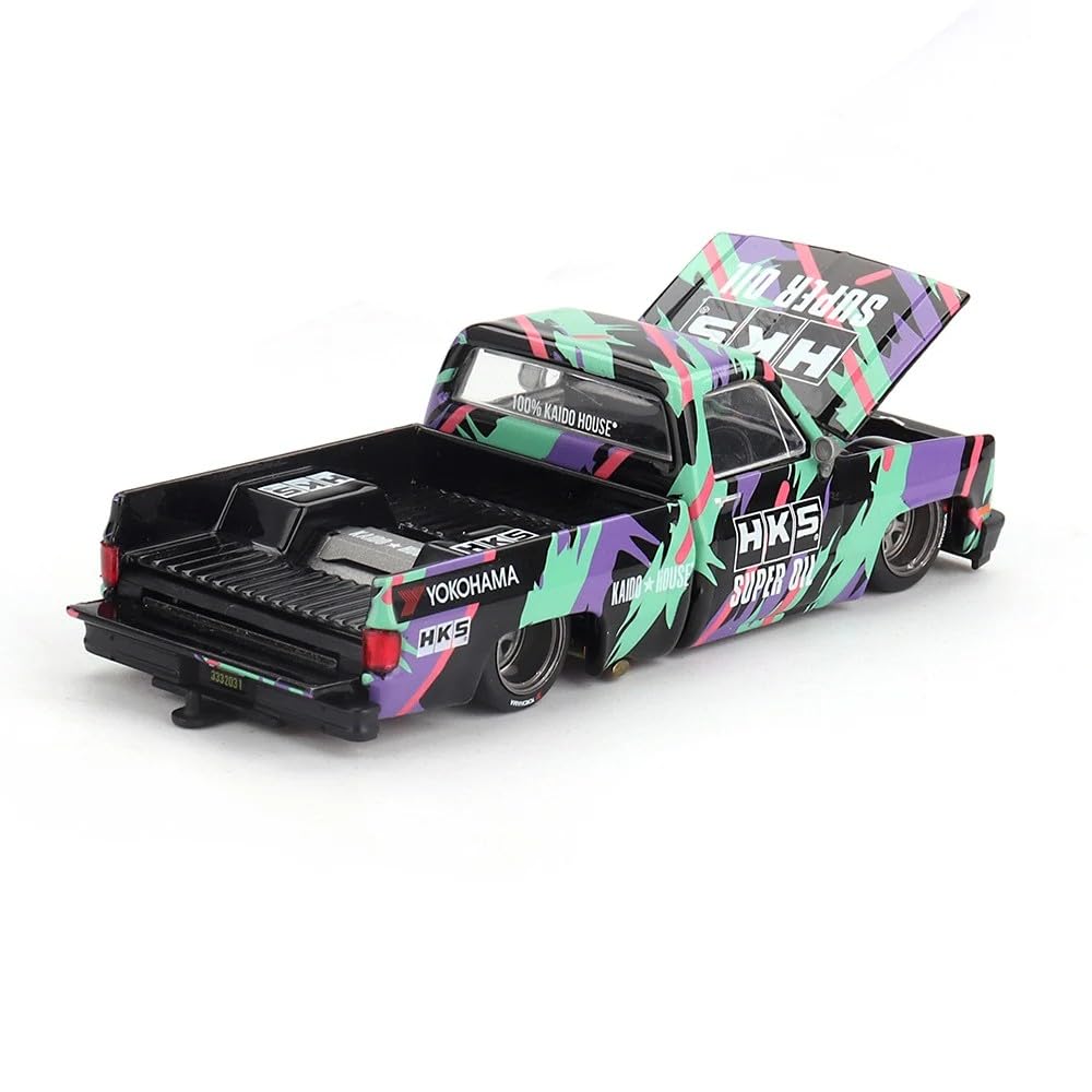 Kaido House x Mini GT KHMG174 1:64 Diecast Chevy Silverado HKS V1 Limited Edition