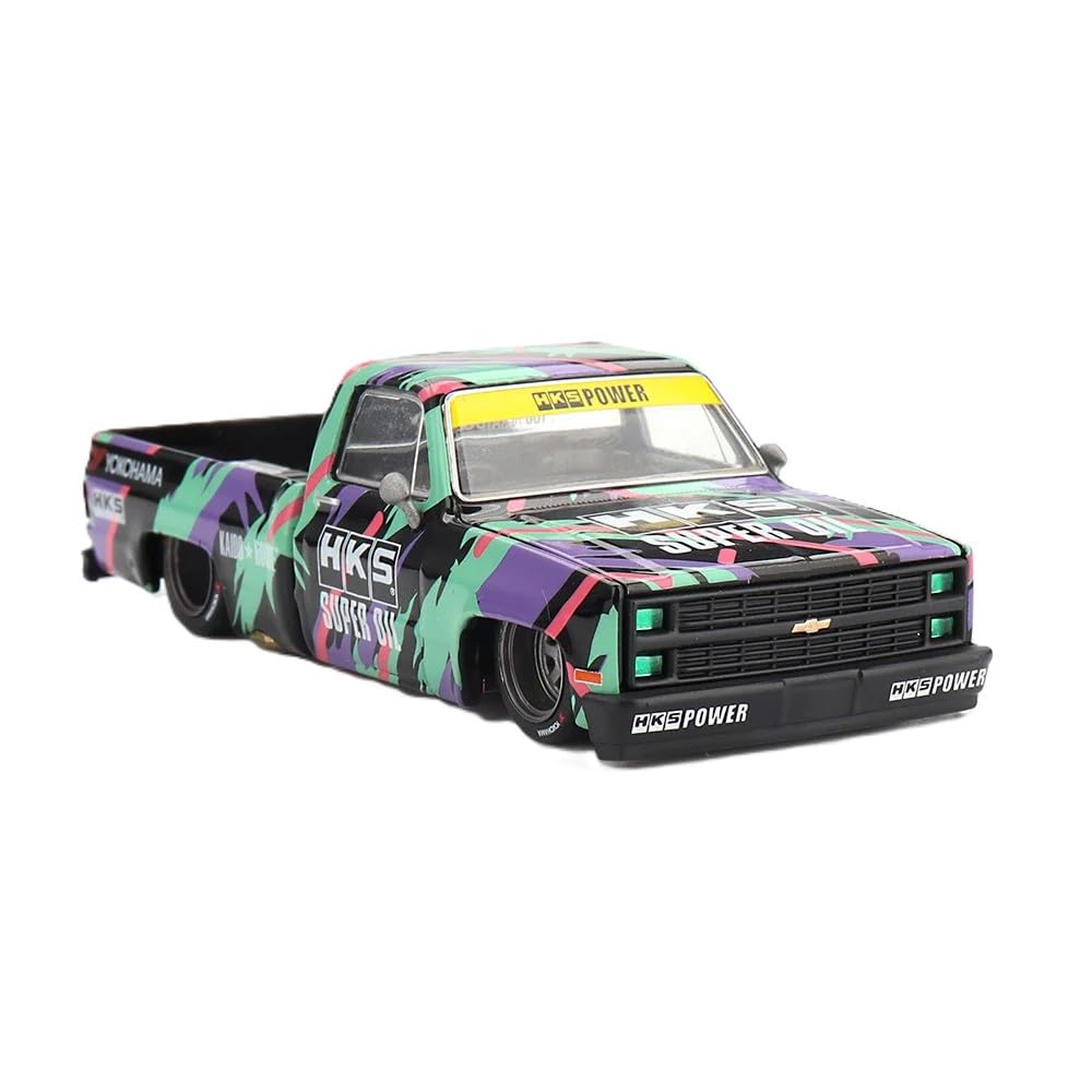 Kaido House x Mini GT KHMG174 1:64 Diecast Chevy Silverado HKS V1 Limited Edition