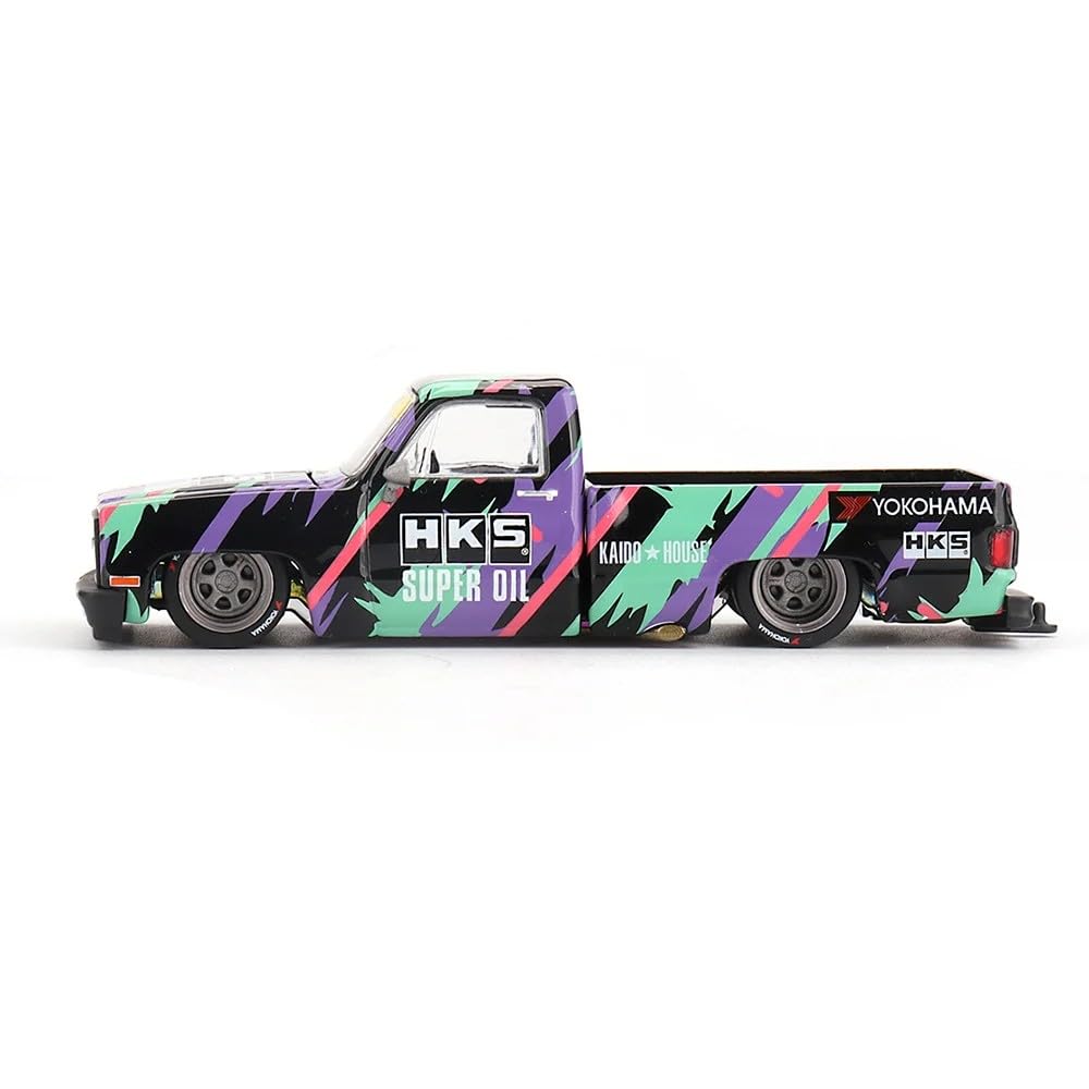 Kaido House x Mini GT KHMG174 1:64 Diecast Chevy Silverado HKS V1 Limited Edition